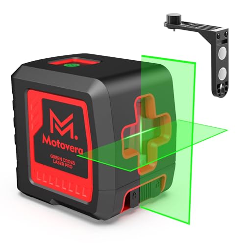 Self-Leveling Laser Level, 100Ft Green Cross Line Rotary Laser...