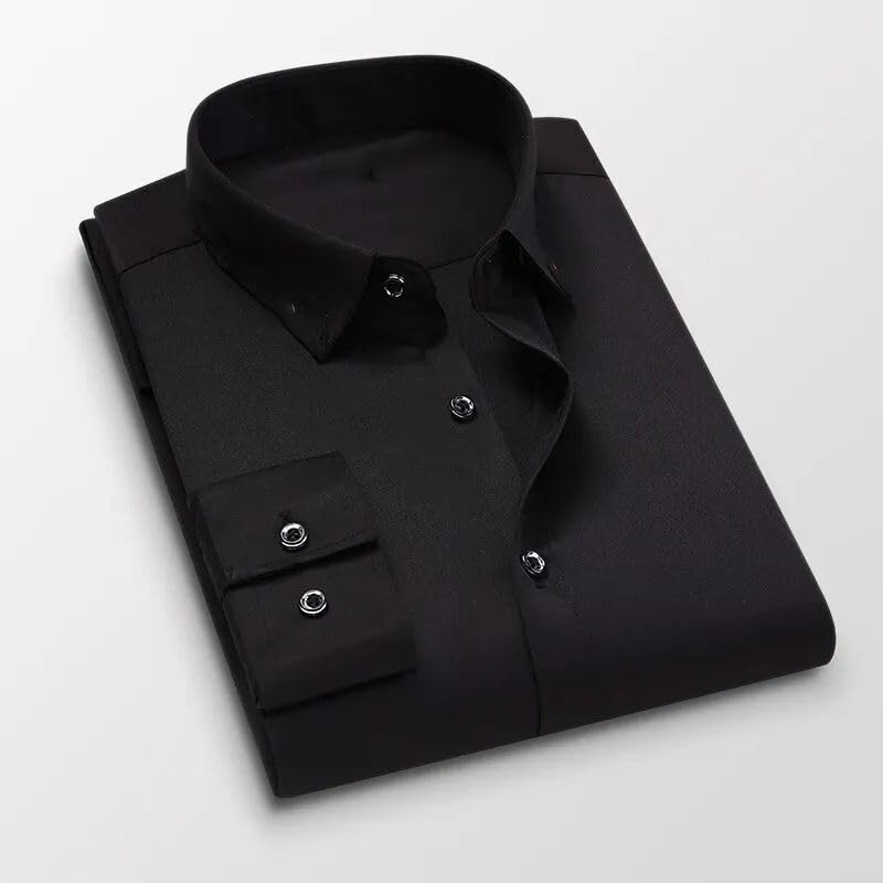Chemise blanche brodée homme en version robe formelle classique chic