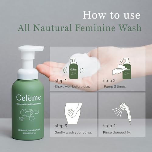 Image of Feminine Care - All-Natural Soapberry Foaming Wash & Mist Sets, pH-Balanced and Hypoallergenic, Fragrance & Paraben-Free, Odor Control, Soothes Itchy, Dry, Sensitive Skin, Pregnancy-Safe