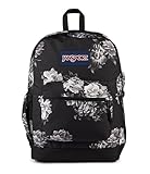 JanSport Cross Town Plus Backpack - Large Main Compartment, Side Water Bottle Pocket, 15-Inch Padded Laptop Sleeve - Magnolia Mirage