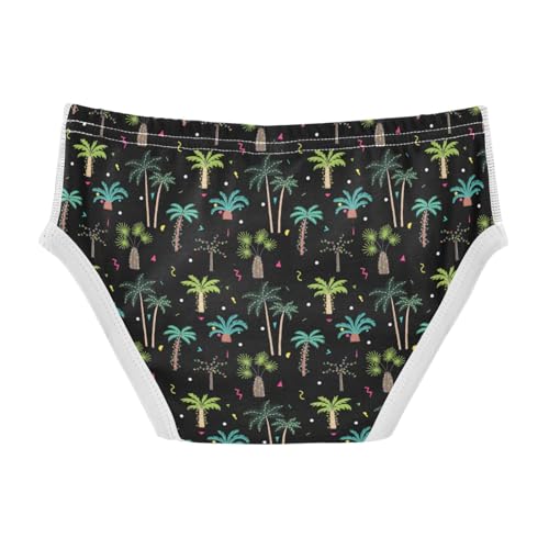 Boys' Exclusive Briefs Toddler Underwear 95% Combed Cotton Boxerbriefs 2T Tropical Night Pattern 262
