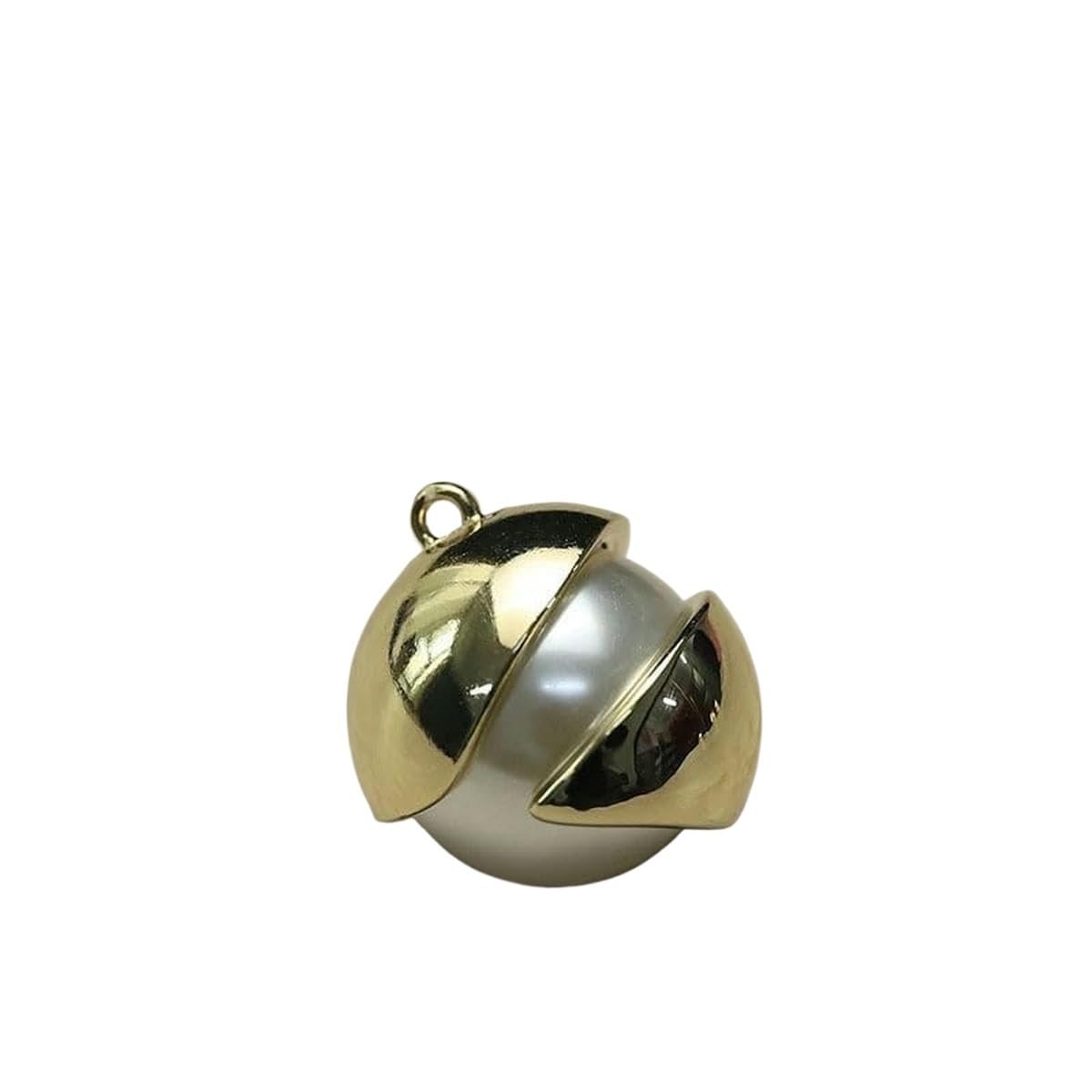 Cyrkonie Sztuczne perły Guziki do szycia, 10 szt. guzików z imitacji pereł i kryształków, dzwonek, wielokolorowe, różne rozmiary, do szycia(Gold,23 mm)