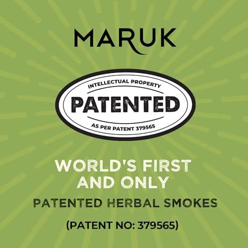 Image of Maruk Meditations - Premium Herbal Smokes | No Nicotine, No Tobacco, No Additives | Patented | Made with Pure 100% Ayurvedic Herbs | Quit Smoking Cigarette Alternative (20 Packs, 200 Sticks)