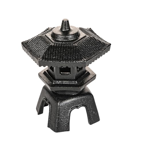 Sungmor Cast Iron Japanese Pagoda Candle Lantern