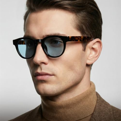 Lunettes de soleil polarisées en acétate haut de gamme à l'allure sophistiquée