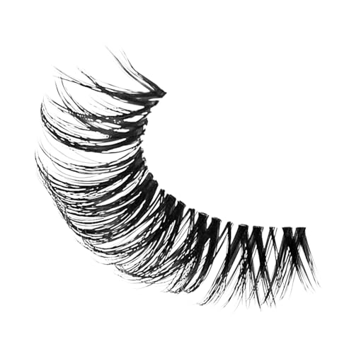 Image of KISS My Lash But Bolder, False Eyelashes, 'Big Personality', 14mm, Includes 1 Pair, Easy to Apply, Reusable Lash Clusters (Pack of 2)