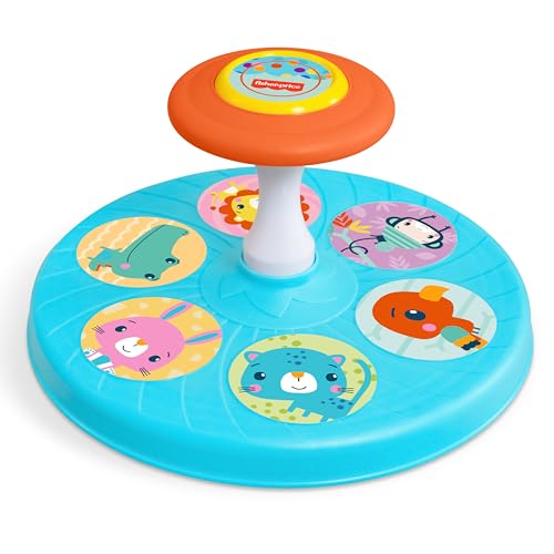 Fisher-Price™ Twist N Twirl Spinning Toy for Toddlers 18+ Months, Classic Sit and Spin Activity Toy for Balance and Active Play - image 1