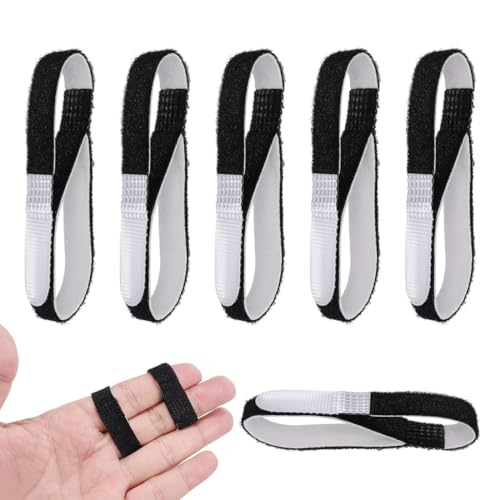 WUSJCOF Férulas Dedo Gatillo, 6 Piezas Mano Ajustable, con Ayuda de Aluminio Incorporada, Protector Dedo para Artritis, Tendinitis, Esguince de Pulgar, Martillo y Meñique