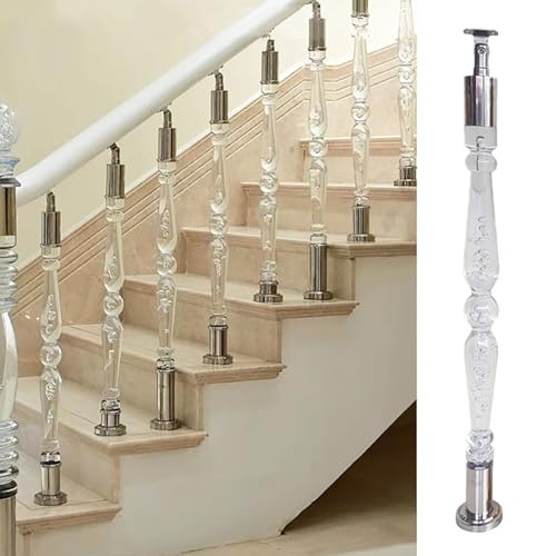 Balustres d'escalier ronds en acrylique pour remplacer un barreau cassé