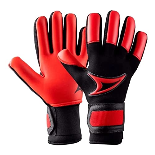 LUVA DE GOLEIRO THREE STARS TOUCH (VERMELHA, M)