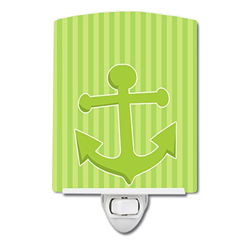 Lámpara de noche cerámica Nautical Anchor 6x4x3 multicolor