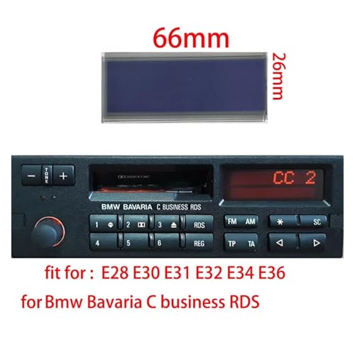Pantalla LCD de reparación para radio de coche BMW E30 E34 4