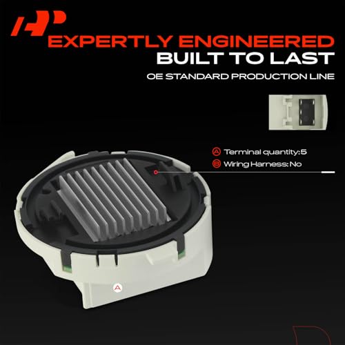 Image of A-Premium Front HVAC Blower Motor Resistor Compatible with Mazda Models | for 3 /3 Sport 2014-2018, 6 /CX-3 2016-2020