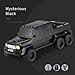 WSTER WS-G63 6-Wheel Pickup Truck Replica Bluetooth Speaker – HD Sound, FM Radio, TWS Stereo Pairing, LED Party Lights, USB/TF Playback, Built-in Mic – Portable for Outdoors & Home (Black)