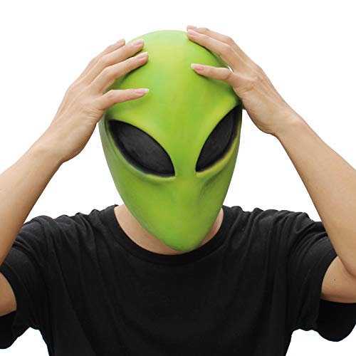 Image of PartyHop - Cool Green Alien Latex Mask