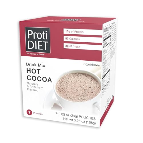 ProtiDIET High Protein Hot Cocoa Mix - 15g Protein -
