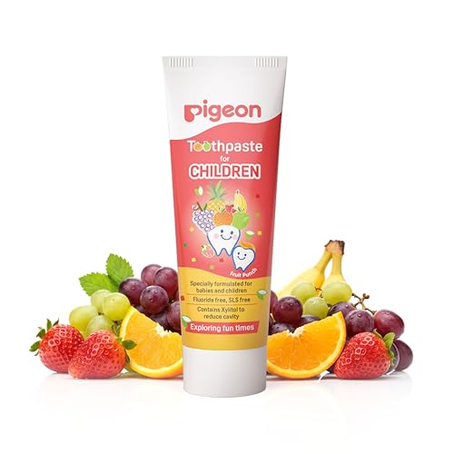 Image of Pigeon Children Cavity Protection Toothpaste Fruit Punch 45 g | Gentle Daily Oral Care for Kids | pH-Balanced Formula | Mild & Kid-Friendly Flavour