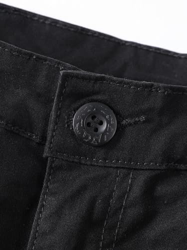 AKHlKING Ripstop Outdoor Cargo Pants Black