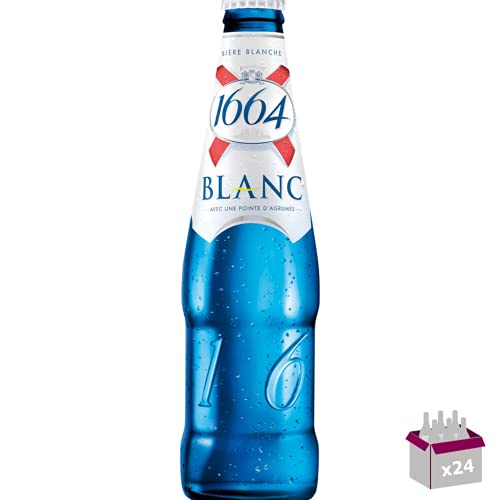 1664 Bière blanche 5° 24x33 cl verre perdu