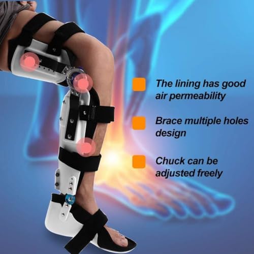 Rodillera inmovilizador ajustable con bisagra para dolor y soporte miniatura 5