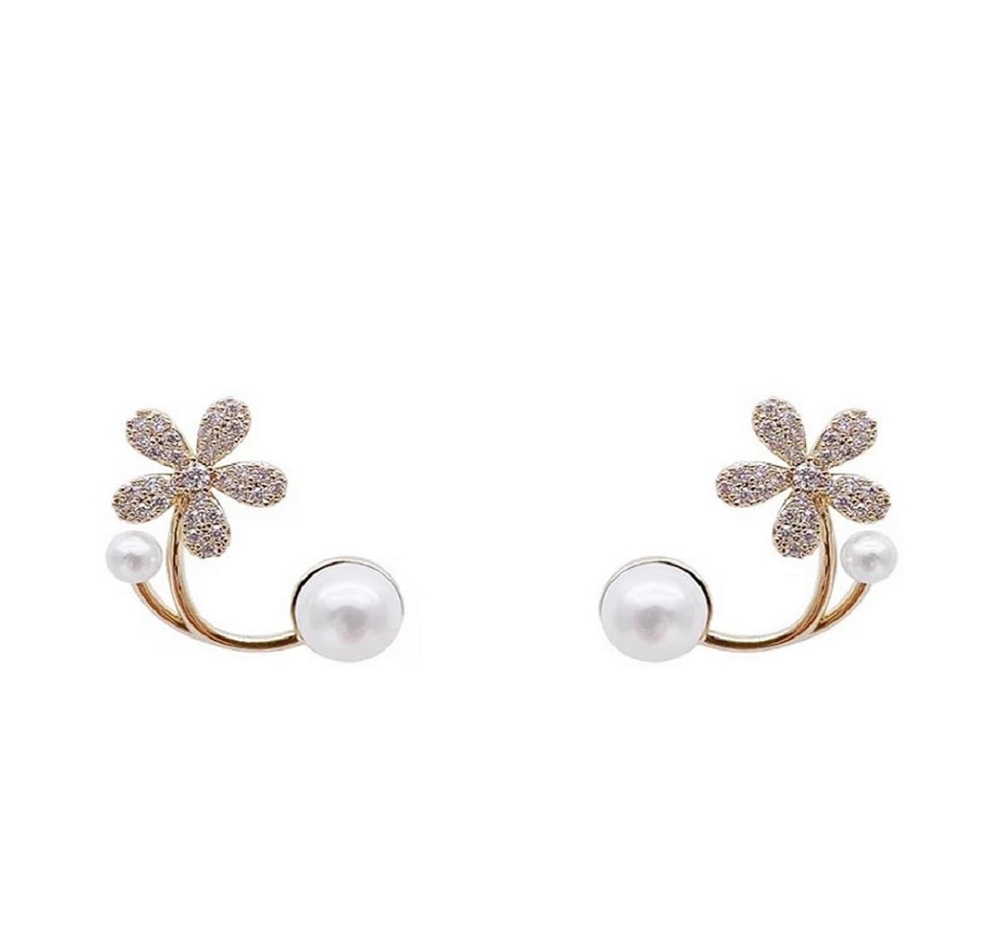 VembleyDesign 2024 trendy light luxury two-wear small stud earrings