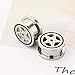 Decentraland Silver 12mm（1/2“ Stainless Steel Double Flared Tunnel Plug Earrings, Sold As a Pair，Ear Expander Fashionable Unisex Piercing Ear Expander Earrings