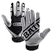 Battle Ultra-Stick Receiver Gloves, Youth Small - Silver/Black