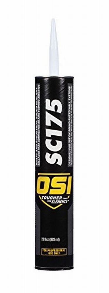 OSI SC175 White Synthetic Asphalt/Rubber Insulating Sealant 28 oz.