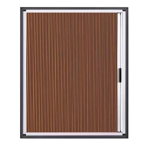 Vertical Blinds, Blackout Sliding Blinds, Honeycomb Shades for Sealing Windows, Aluminum, Customizable(1100x1500mm)
