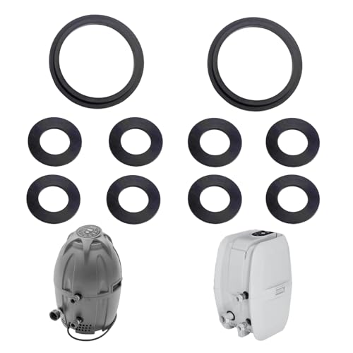 OLAWIS Connector Seal Washer Air Pump Washer for Coleman 54xxx, 90xxx, 600xx, and 1380x Also Apply to Bestway/Saluspa/SaluSpa Lay-Z-spa A Inflatable Hot Tub Hearter Spa Replacement Parts (2A + 8B/C)