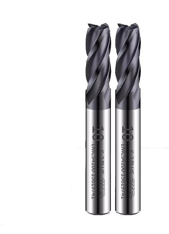 Fresa de aleación, Tamaños múltiples inoxidables de la sola aleación integral del acero tungsteno molino extremo flauta EMC54(11X12X30X75L)