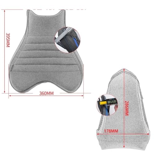 Asiento de moto ergonómico para YZF R7 cubierta trasera impermeable de pasajero 7