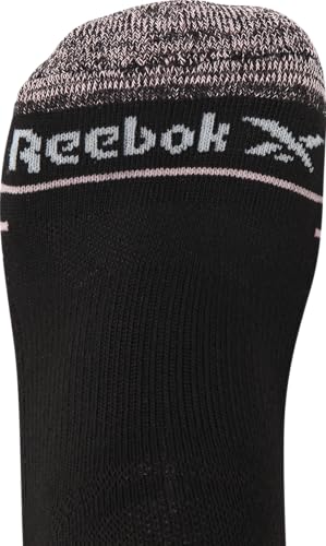 Image of Reebok Womens No Show Socks Moisture Wicking Cushion Low Cut Socks 12 Pack