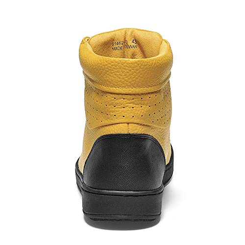 TRAVEL FOX Unisex Classic 900 Nappa Leather Round Toe Lace-Up High-Top Sneakers4