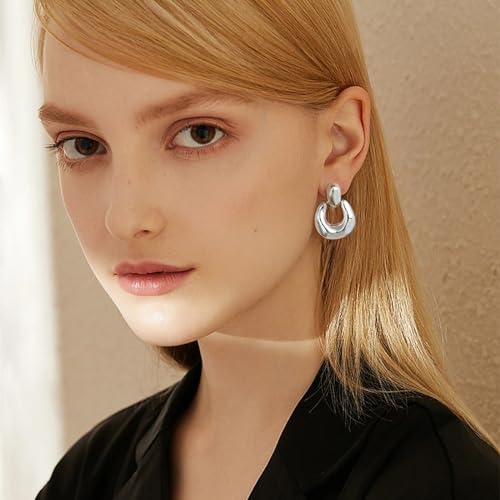 Gold-Silver-Hoop-Dangle-Earrings-For-Women-Statement-Retro-Earrings-Multiple-Styles-Jewelry-for-Birthday-Party-Jewelry 41+drdp8ShL