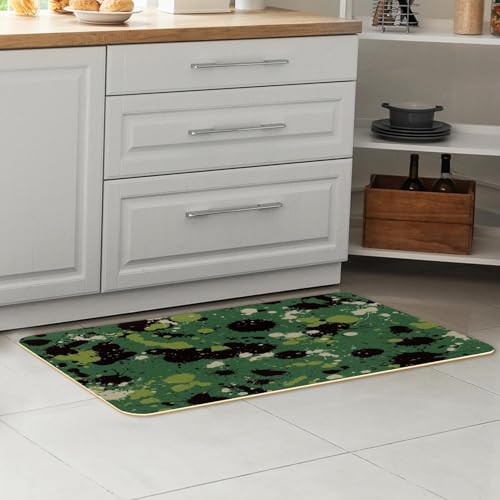 Tapetes de cocina VAPOKF lavables con base absorbente para zona de lavado 7