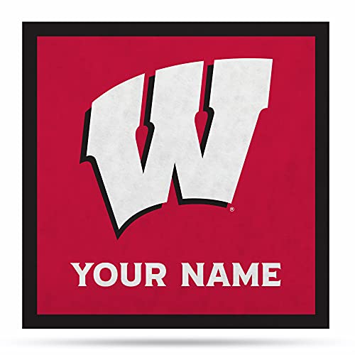Rico Industries NCAA Wisconsin Badgers Standard Personalized 35