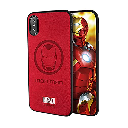 Marvel iPhone Case with Avengers Character Iron Man iPhone X case Compatible with Iron Man iPhone X case (5.8-Inch) Iron Man-Red