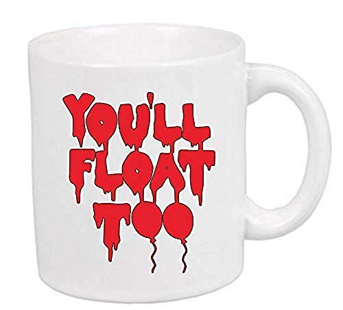 KJKL Pennywise Flotará En La Taza De Terror Taza De Café Regalo De Decoración del Hogar De Cualquier Color para Halloween