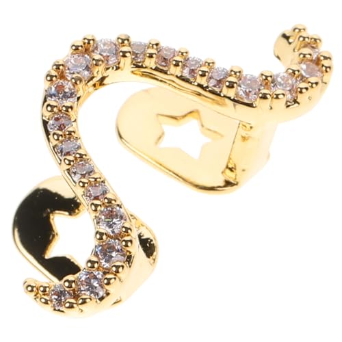 DEARMAMY Tirantes Retorcidos Kit De Gemas para Encantos Juego De Gemas para Los Palillos De Kit De Gemas De Joyería De Oro Cobre Golden