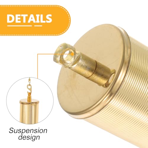 image for HOMSFOU Floor Standing Clock Decorative Hammer Metal Hollow Floral Fac