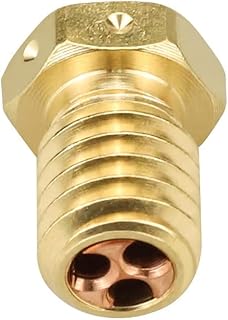 3D Printer Nozzle for 1.75mm Filament for E3DV6 Clone-CHT Tip Nozzles Brass Copper Print Head 0.4mm High Flow Suitable (Size : 0.4mm)
