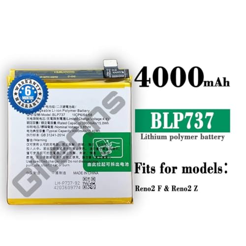 Image of Original BLP737 Battery for Oppo Reno 2F 2Z PCKM70, PCKT00, PCKM00, CPH1945, CPH1951, PCKM80 Battery with 6 Months Warranty** (FF280)
