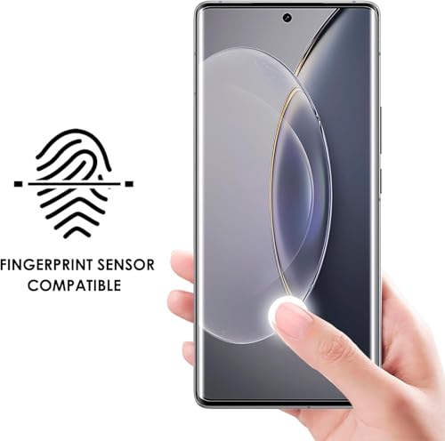 Image of SHILD - (Pack of 1 Curved UV Tempered Glass Screen Protector for Infinix Note 50s 5G | 9H Hardness | Full Adhesive | HD Clarity | Fingerprint Unlock | Edge-to-Edge Coverage | UV Kit Included