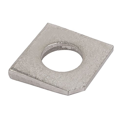 Aexit M16 Stainless Quality Parts Steel Industrial Square Locking Washer Silver Tone Model:71as43qo501