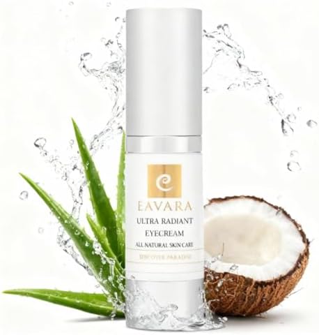 Organic Eye Cream for Dark Circles, Fine Lines, & Puffiness, 1oz