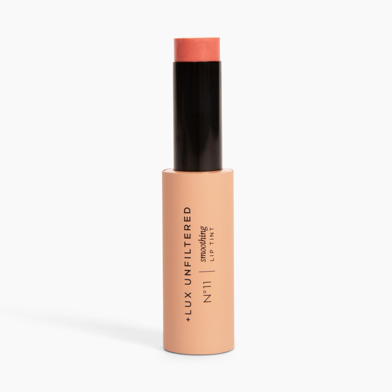 + Lux Unfiltered N°11 Smoothing Hydrating Lip Tint for Women – Tinted Lip Balm with Jojoba & Sunflower Oil – Lightweight, Moisturizing, Semi-Sheer Color – Vegan & Cruelty-Free – Guava (Pink)