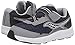 Saucony Ride 10 JR Running Shoe, Navy/Grey, 8.5 US Unisex Little Kid