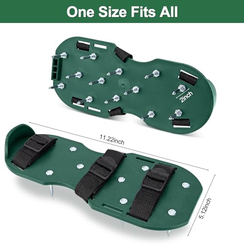 Zapatos aireadores para césped LASTOOLS con pala de acero miniatura 6