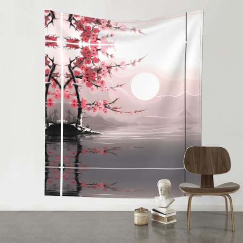 Tapisserie murale finitions soignées motif bambou japonais
